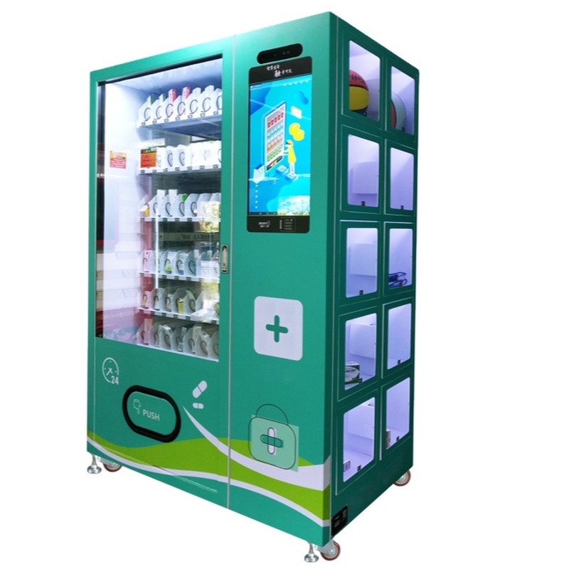 snack beverage vending machine with touch screen